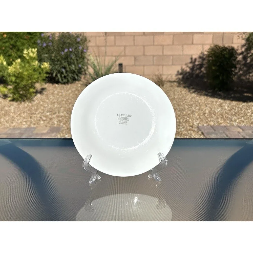 Corelle Provincial Blue 6 3/4 Inch Bread or Dessert Plates Blue Flowers Set of 5